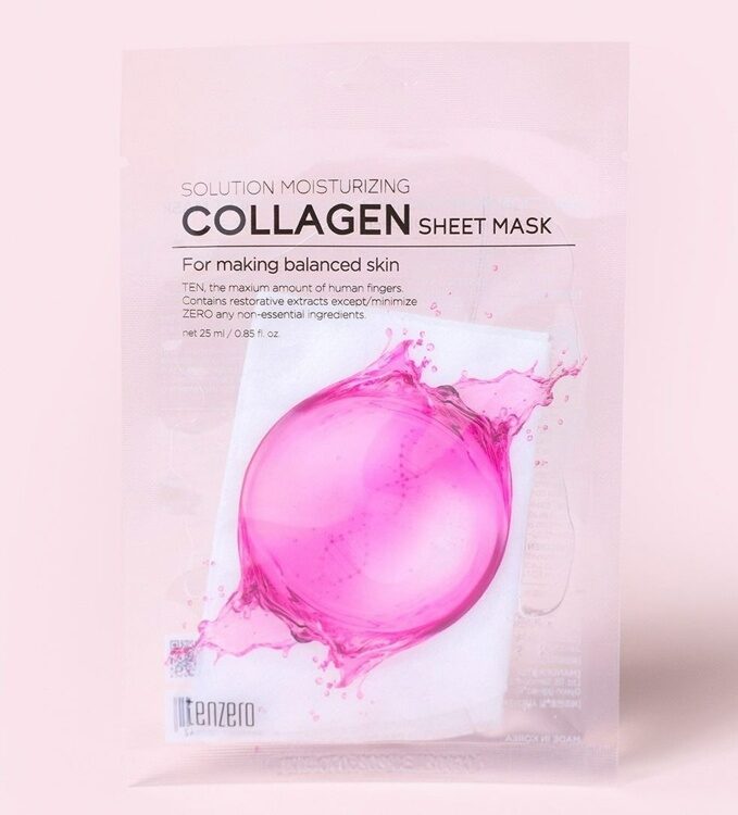 Тканевая маска с коллагеном TENZERO SOLUTION SHEET MASK