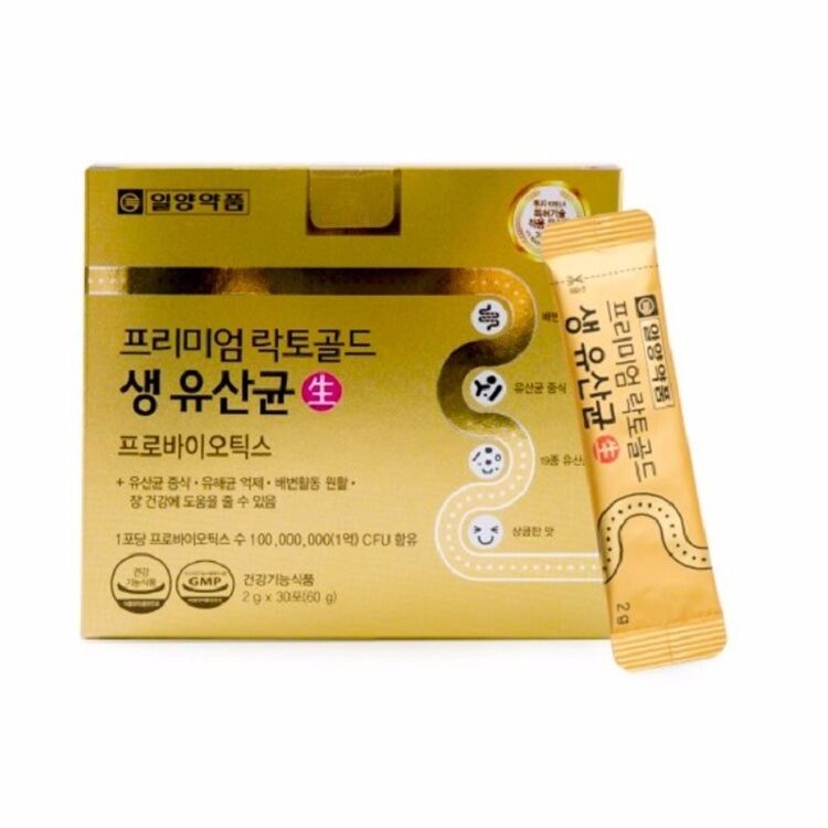 Пробиотик для восстановления метаболизма и похудения IL-YANG PHARM PREMIUM LACTO GOLD PROBIOTICS, 2 гр*30 шт