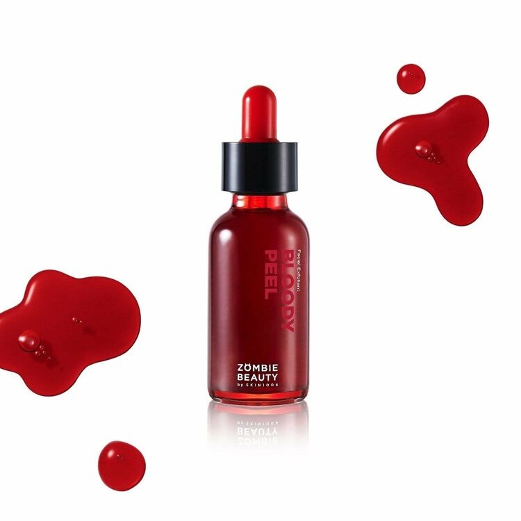 Кровавая пилинг-сыворотка с кислотами SKIN1004 Zombie Beauty Bloody Peel, 30 мл