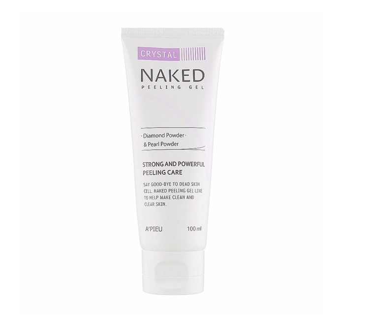 Интенсивный пилинг-гель для лица с алмазной пудрой A'Pieu Naked Peeling Gel Crystal, 100 мл