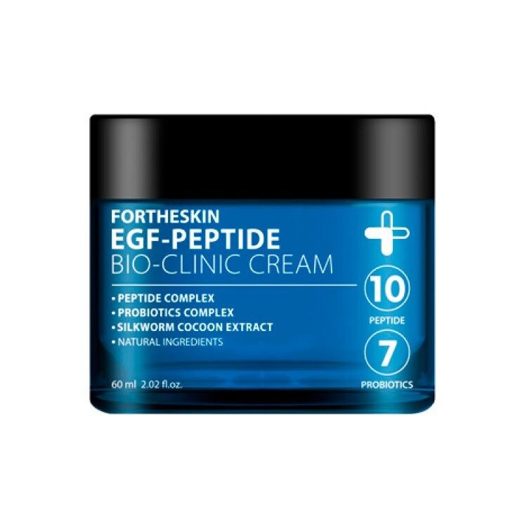 Антивозрастной крем для лица с пептидами и пробиотиками FORTHESKIN EGF Peptide Bio-Clinic Cream, 60ml