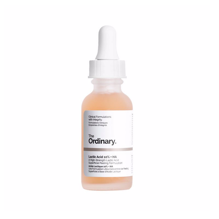 Активная пилинг-сыворотка с молочной кислотой THE ORDINARY Lactic Acid 10% + HA, 30 мл