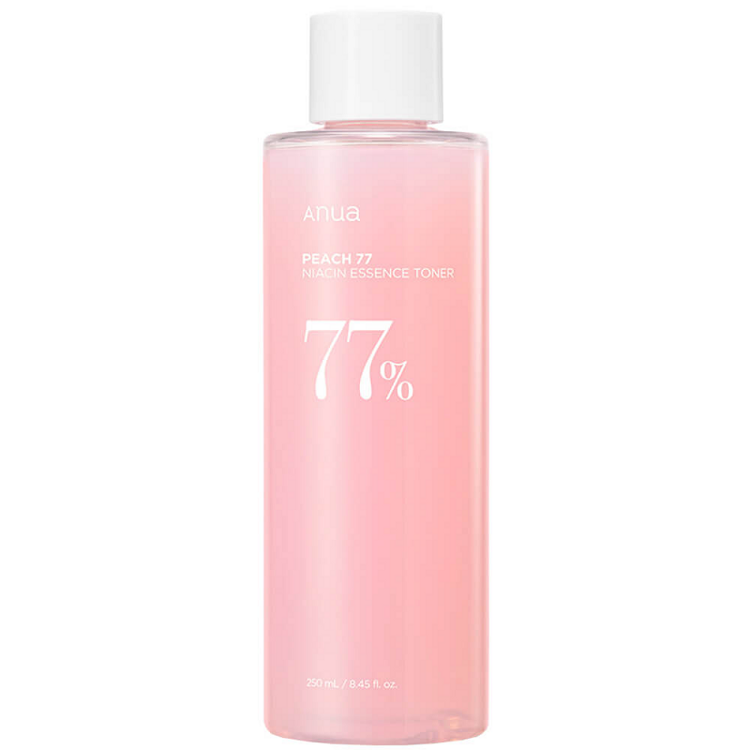 Тонер-эссенция с персиком для гладкой и сияющей кожи Anua Peach 77 Niacin Essence Toner, 250 мл