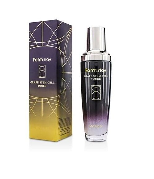 Тоник для лица на основе стволовых клеток винограда  FARM STAY GRAPE STEM CELL TONER, 130 мл