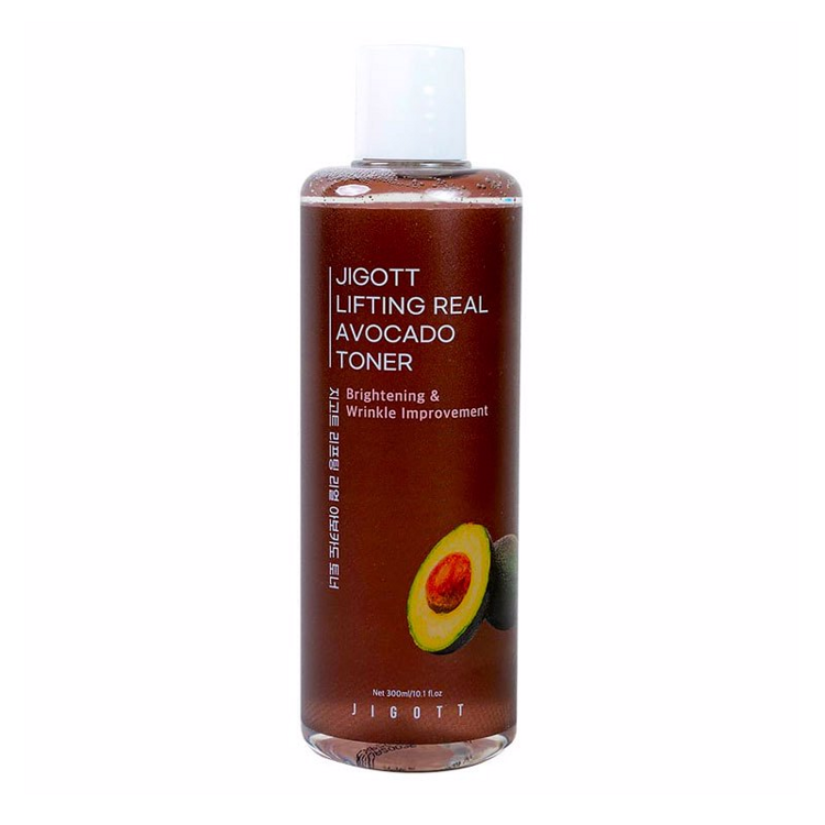 Тонер-лифтинг с экстрактом авокадо Jigott Lifting Real Avocado Toner300 мл