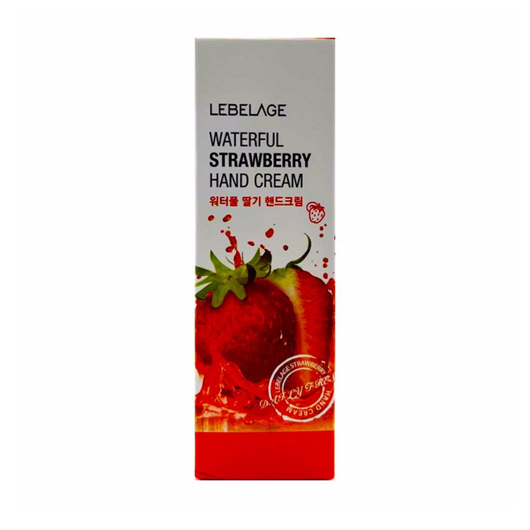 Крем для рук с экстрактом клубники LEBELAGE WATERFUL STRAWBERRY HAND CREAM, 100 мл