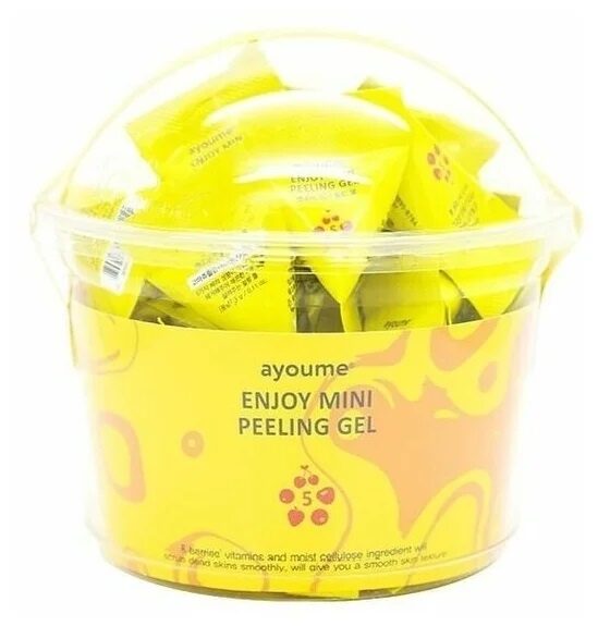 Гель-пилинг для лица Enjoy Mini Peeling Gel с фруктовыми кислотами 3 г 30 шт. Ayoume