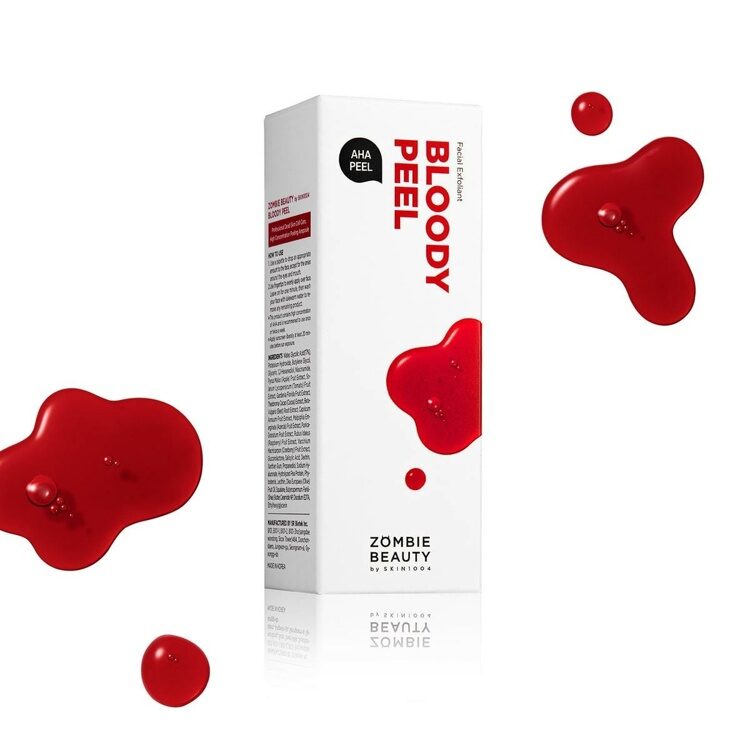 Кровавая пилинг-сыворотка с кислотами SKIN1004 Zombie Beauty Bloody Peel, 30 мл