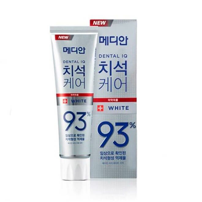 Отбеливающая зубная паста с цеолитом Median Dental IQ 93% White, 120 гр