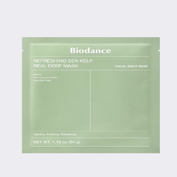 Гидрогелевая маска с морскими водорослями Biodance Refreshing Sea Kelp Real Deep Mask
