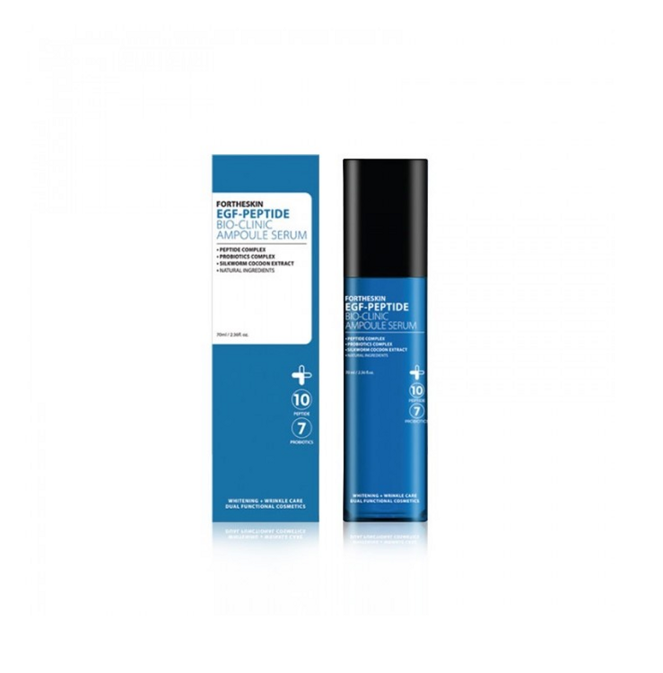 Биоклиническая ампульная сыворотка FORTHESKIN EGF- PEPTIDE BIO-CLINIC AMPOULE SERUM, 70ml